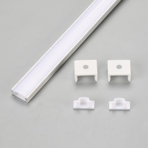 Tira rígida de LED SMD5050 SMD5630 Perfil de aluminio Cubierta de PC Perfil de tira de LED para barra de luz LED