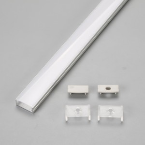 Perfil de canal U de aluminio de grado 6063 para tira de LED