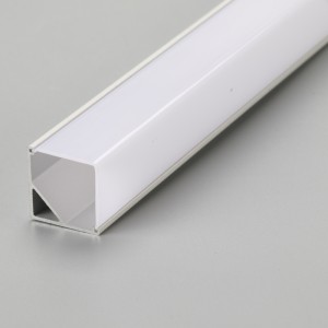 Perfil de aluminio de aleación cuadrada aluminio extrusión LED lineal para tira de luz LED