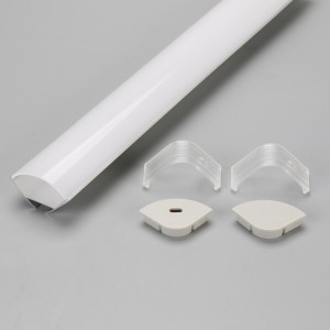Perfil de canal de aluminio LED personalizado para iluminación de tira LED