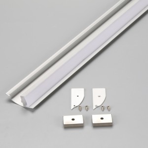 Perfil de extrusión de aluminio. Canal de aluminio LED para tiras de LED.