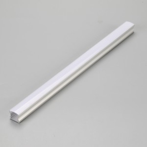 Aluminio de perfil de aluminio flexible para gabinete, tira de extrusión de aluminio LED barra de luz lineal montada en superficie de perfil LED