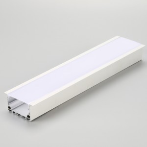 Iluminación empotrada de perfil bajo para canal de luz LED de tira de luz LED de 12 V 55 * 32 mm
