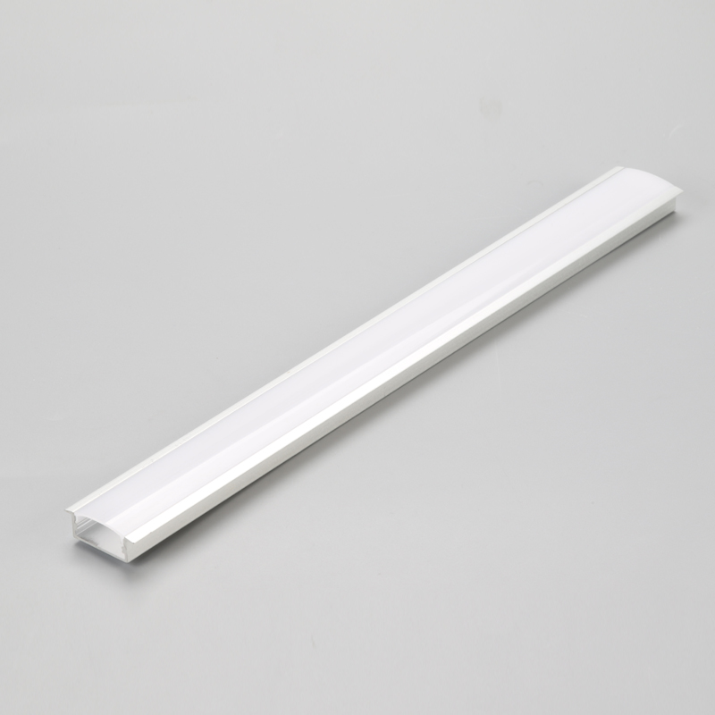 Perfil de aluminio del gabinete de cocina del precio de fábrica LED para la luz de tira del LED, canal ahuecado del perfil del alu de la protuberancia de la barra de luz del LED