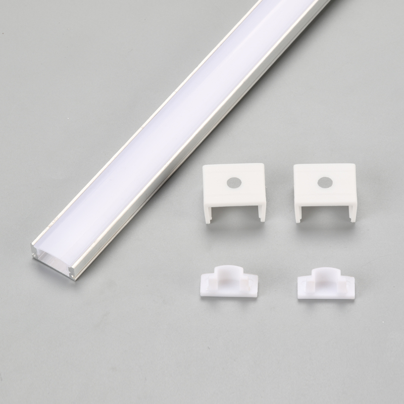 Tira de aluminio LED de 2 m de longitud, perfil de luz LED