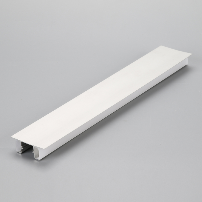 Perfil de canal de montaje de luz de cinta de tira de LED de aluminio de iluminación lateral