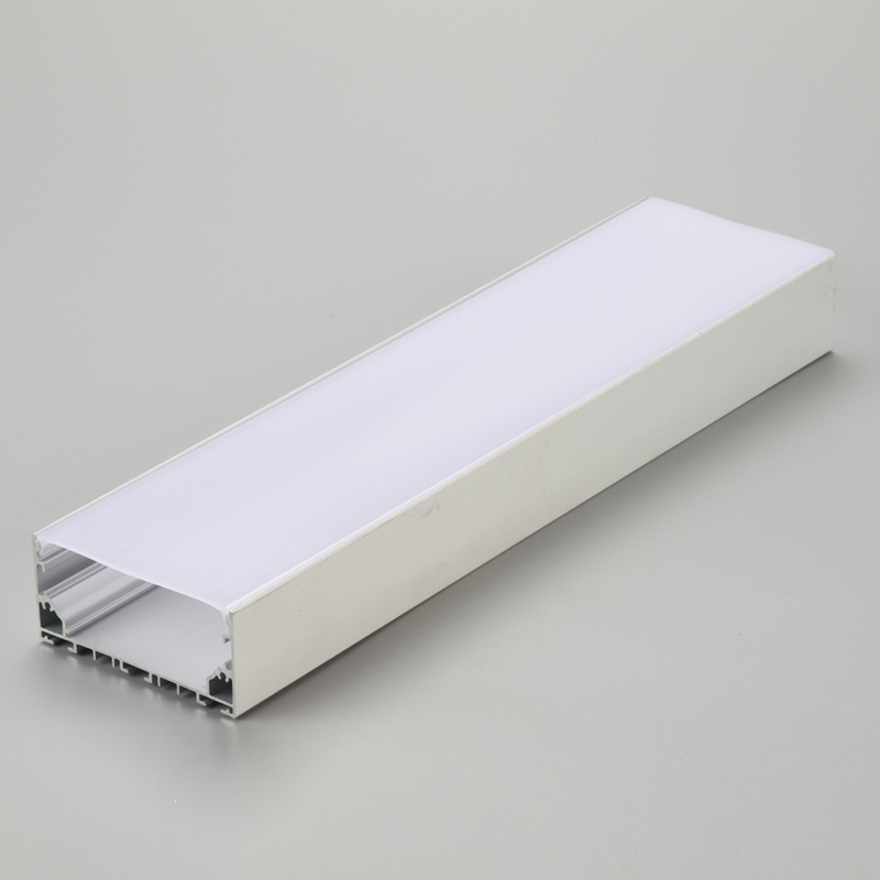 Extrusión de aluminio para canal difusor de tira de luz LED.
